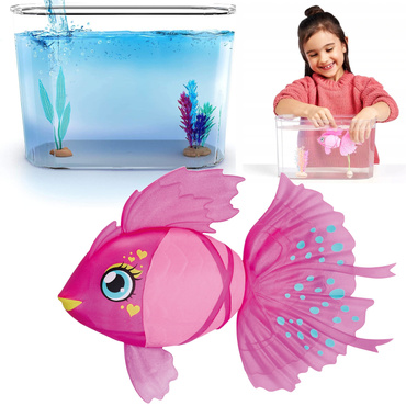 PŁYWAJĄCA RYBKA LITTLE LIVE PETS + AKWARIUM 