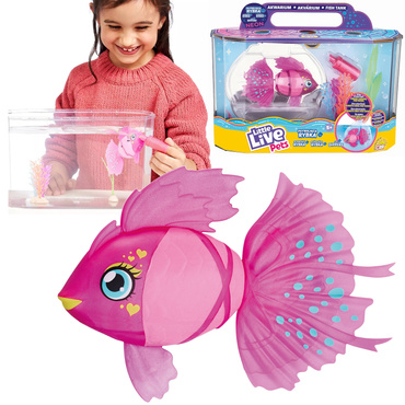 PŁYWAJĄCA RYBKA LITTLE LIVE PETS + AKWARIUM 