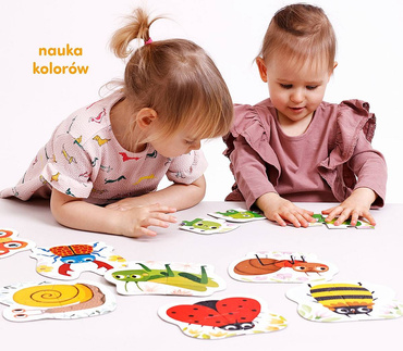 PUZZLE CzuCzu ROBACZKI CZWORACZKI 8 UKŁADANEK 32el ZESTAW