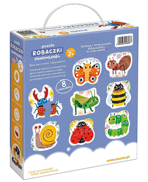 PUZZLE CzuCzu ROBACZKI CZWORACZKI 8 UKŁADANEK 32el ZESTAW