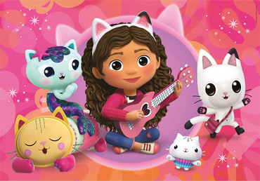 PUZZLE KOCI DOMEK GABI ZESTAW 2x20el GABBY'S DOLLHOUSE CLEMENTONI
