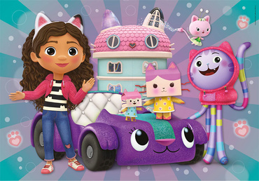 PUZZLE KOCI DOMEK GABI ZESTAW 2x20el GABBY'S DOLLHOUSE CLEMENTONI