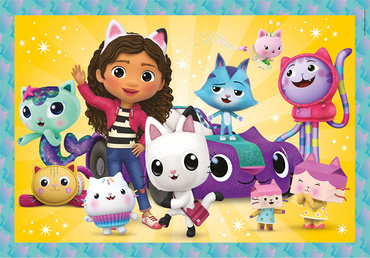 PUZZLE MAXI KOCI DOMEK GABI DUŻE 24el GABBY'S DOLLHOUSE CLEMENTONI