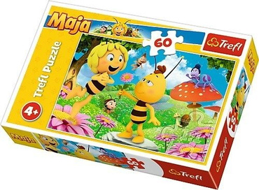 PUZZLE PSZCZÓŁKA MAJA TREFL 60el KWIATEK DLA MAI