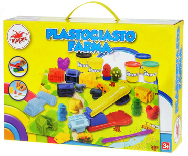 Playme PLASTOCIASTO ZESTAW FARMA Akcesoria ZESTAW