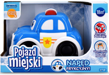 Pojazd Miejski POLICJA  Autko Pojazd światło dźwięk 129025