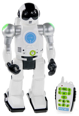 ROBOT KNABO Chodzi MÓWI Nagrywa 80 FUNKCJI Komendy po polsku BLACK
