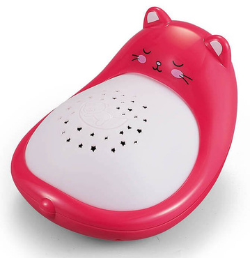 RÓŻOWY SUSEŁEK LAMPKA NOCNA PROJEKTOR SMILY PLAY 
