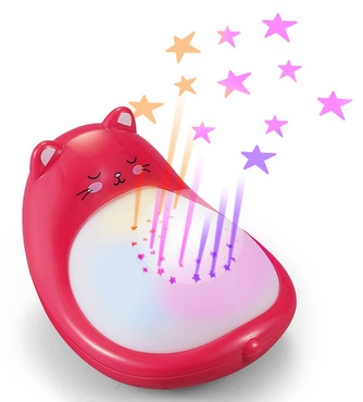 RÓŻOWY SUSEŁEK LAMPKA NOCNA PROJEKTOR SMILY PLAY 