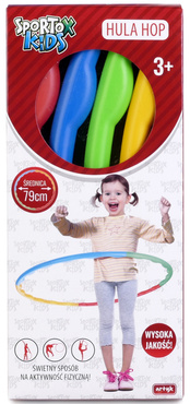 SKŁADANE HULA HOP 79cm KOŁO DO KRĘCENIA DO MASAŻU