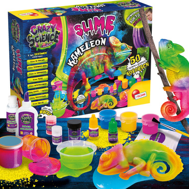 SLIME KAMELEON ZESTAW CRAZY SCIENCE LISCIANI 