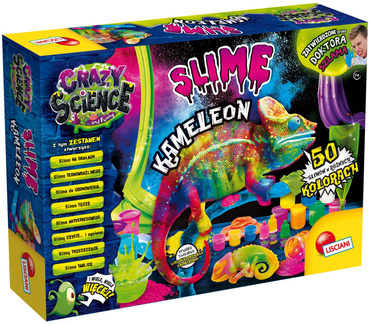 SLIME KAMELEON ZESTAW CRAZY SCIENCE LISCIANI 