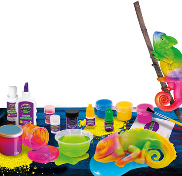 SLIME KAMELEON ZESTAW CRAZY SCIENCE LISCIANI 