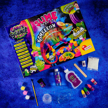 SLIME KAMELEON ZESTAW CRAZY SCIENCE LISCIANI 