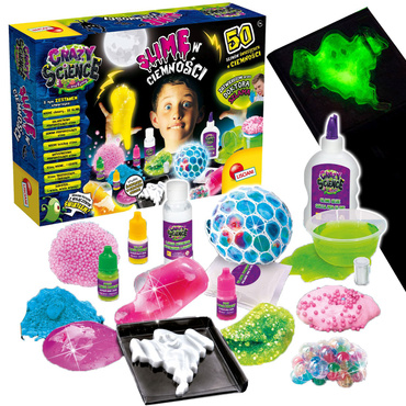 SLIME ŚWIECĄCY W CIEMNOŚCI CRAZY SCIENCE LISCIANI 
