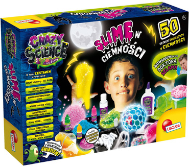 SLIME ŚWIECĄCY W CIEMNOŚCI CRAZY SCIENCE LISCIANI 