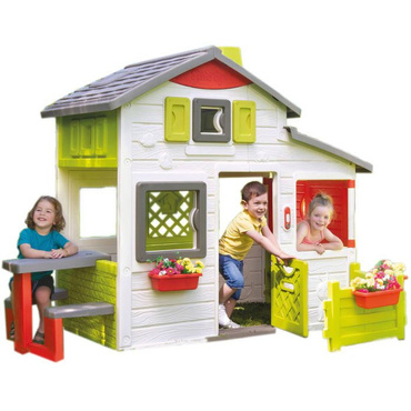 SMOBY DOMEK DLA DZIECI NEO FRIENDS HOUSE Z OGRÓDKIEM 810203