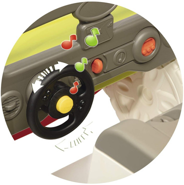 SMOBY SAMOCHÓD PLAC ZABAW ZJEŻDŻALNIA PIASKOWNICA
