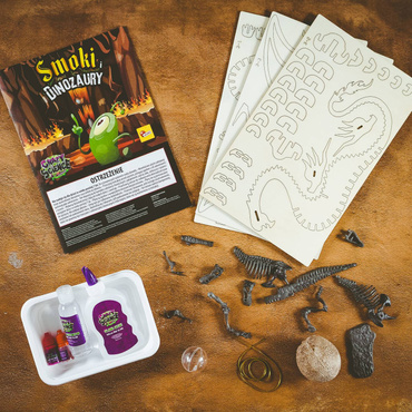 SMOKI I DINOZAURY ZESTAW CRAZY SCIENCE LISCIANI