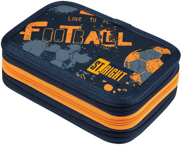 ST.RIGHT PIÓRNIK POTRÓJNY Z WYPOSAŻENIEM PC-05 SOCCER BALLS FOOTBALL