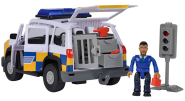 Simba STRAŻAK SAM JEEP POLICYJNY FIGURKA MALCOLM Auto