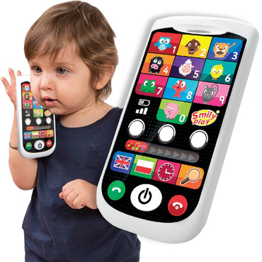Smily DOTYKOWY SMARTFON EDUKACYJNY TELEFON POL/ANG