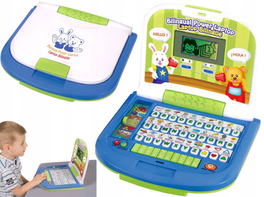 Smily LAPTOP EDUKACYJNY DWUJĘZYCZNY PL ANG 8030