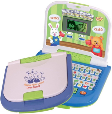 Smily LAPTOP EDUKACYJNY DWUJĘZYCZNY PL ANG 8030