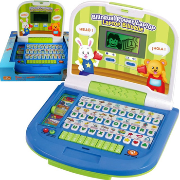 Smily LAPTOP EDUKACYJNY DWUJĘZYCZNY PL ANG 8030