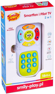 Smily Play INTERAKTYWNY TELEFON DLA DZIECI LITERKI CYFERKI PL