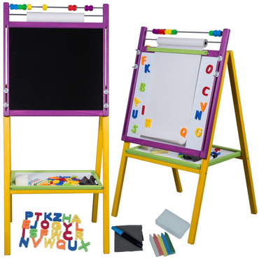 TABLICA 5w1 MAGNETYCZNA KREDOWA PAPIER REGULOWANA 
