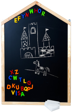TABLICA DOMEK KRODOWA MAGNETYCZNA DWUSTRONNA DUŻA