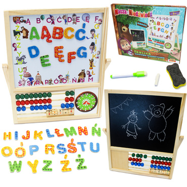 TABLICA MAGNETYCZNA KREDOWA MASZA I NIEDŹWIEDŹ