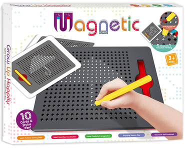 TABLICA MAGNETYCZNA KULKI 380 szt UKŁADANKA + SZABLONY