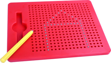 TABLICA MAGNETYCZNA KULKI 380 szt UKŁADANKA + SZABLONY