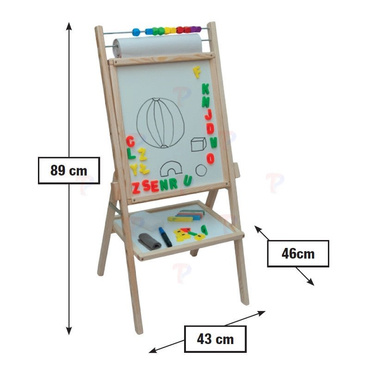 TABLICA OBOROTOWA KREDOWA MAGNETYCZNA +Papier +akc