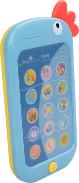 TELEFON KOGUCIK SMARTFON EDUKACYJNY MÓWI PL NIEBIESKI
