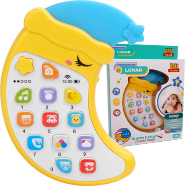 TELEFON LUNAR SMARTFON EDUKACYJNY MÓWI PL ZÓŁTY