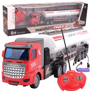 TIR CIĘŻARÓWKA Z CYSTERNĄ Sterowana 34cm RC Efekty Światło USB