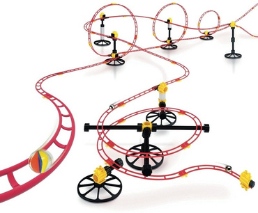 TOR KUKOWY ROLLER COASTER  8m 150 el. Quercetti 