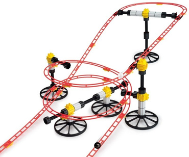 TOR KUKOWY ROLLER COASTER  8m 150 el. Quercetti 