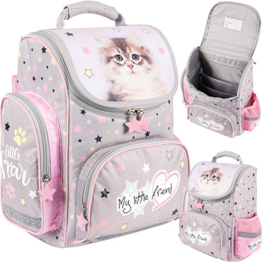 TORNISTER SZKOLNY PLECAK KOTEK GRY CAT MY LITTLE FRIEND