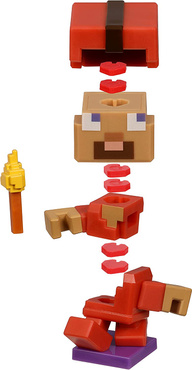 TREASURE X MINECRAFT CAVES & CLIFFS OVERWORLD FIGURKA DO WYDOBYCIA Cobi