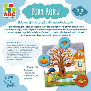TREFL ABC Malucha GRA EDUKACYJNA PORY ROKU 01941