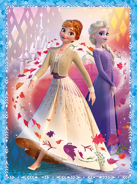 TREFL FROZEN II PUZZLE 2w1 KRAINA LODU MEMORY