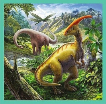 TREFL PUZZLE 3w1 NIEZWYKŁY ŚWIAT DINOZAURÓW