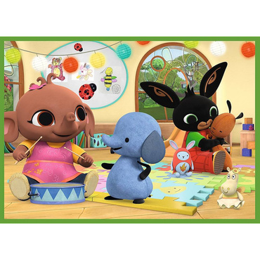 TREFL PUZZLE 4w1 WESOŁY DZIEŃ BINGA 34357