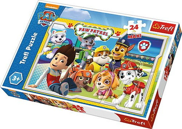 TREFL PUZZLE MAXI PSI PATROL WESOŁA DRUŻYNA 24 EL 