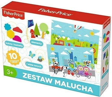 Trefl FISHER PRICE ZESTAW MALUCHA 10 ZABAW PUZZLE