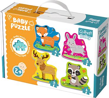 Trefl PUZZLE BABY CLASSIC ZWIERZĄTKA LEŚNE18el